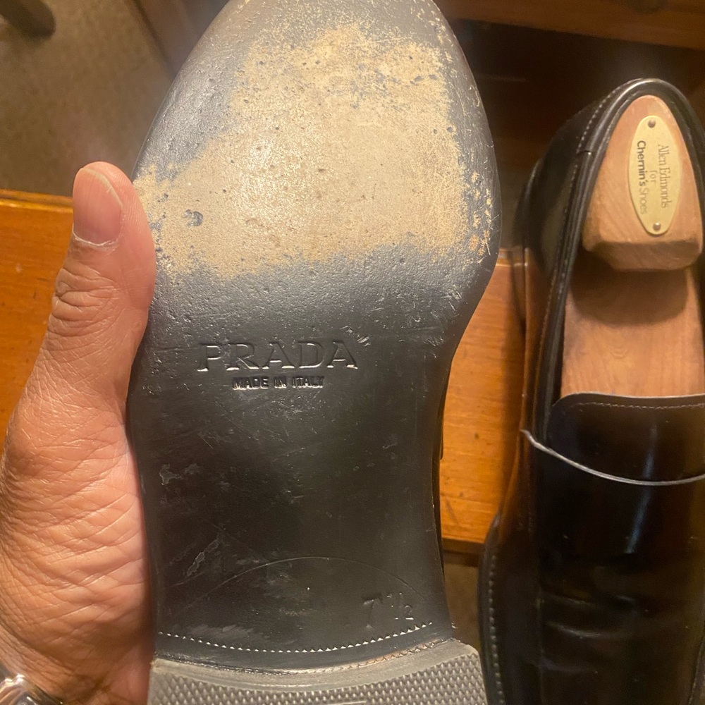Prada loafers size 9 black - Picture 8 of 14